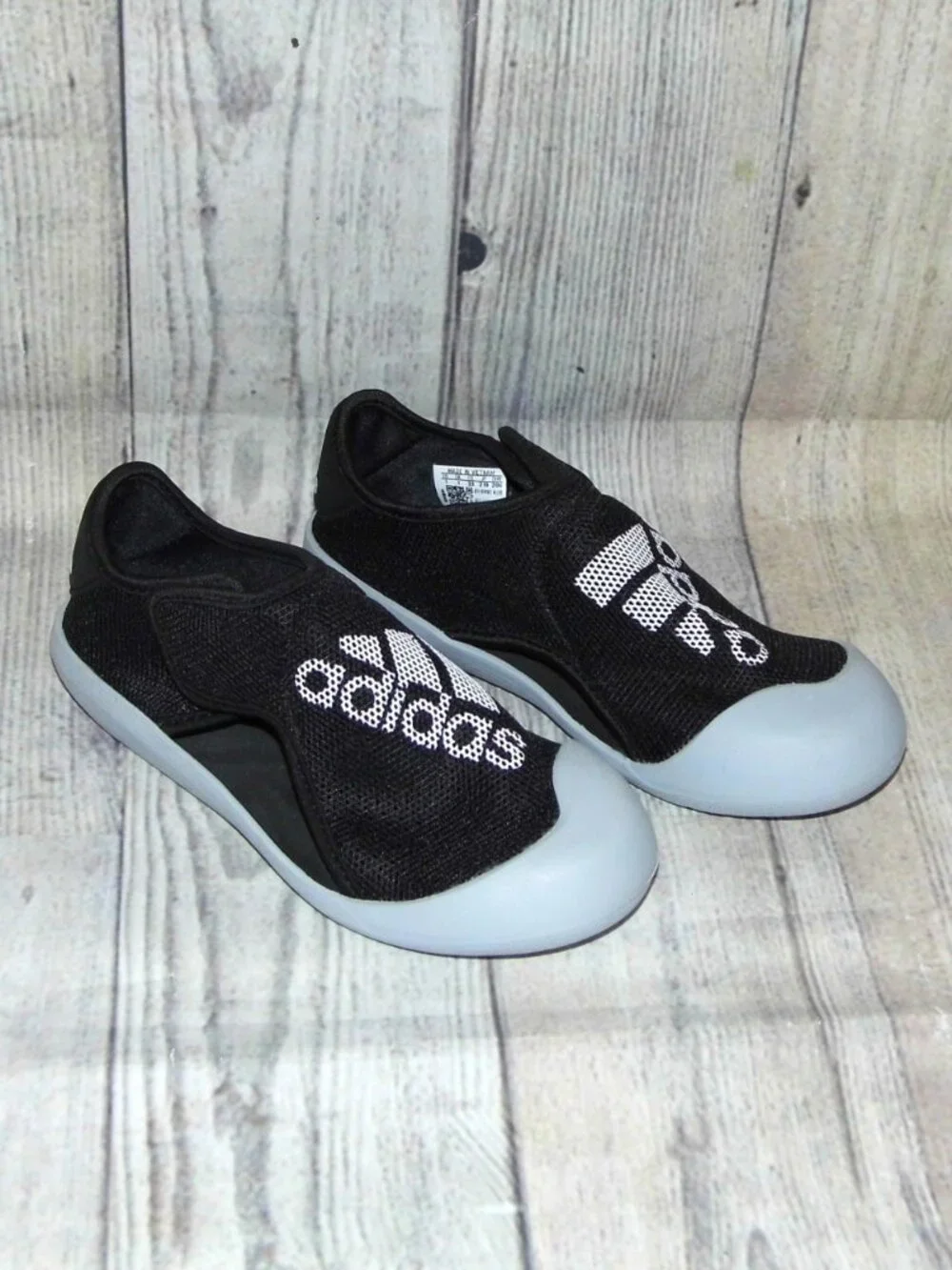 ADIDAS Altaventure Black/Gray Sandals Little Kids Size 1